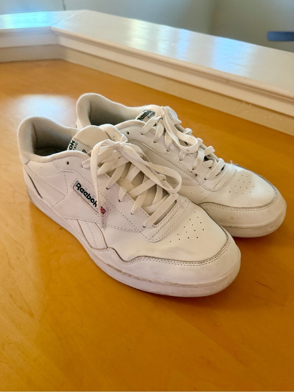 Reebok Club C White Low-Top Leather Sneakers